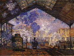 Claude Monet Gare Saint-Lazare Germany oil painting art